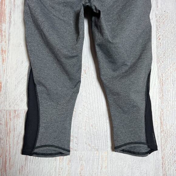Lululemon Train Times Crop Leggings SIZE 8 Gray Black Luxtreme Training Pants - Picture 11 of 13